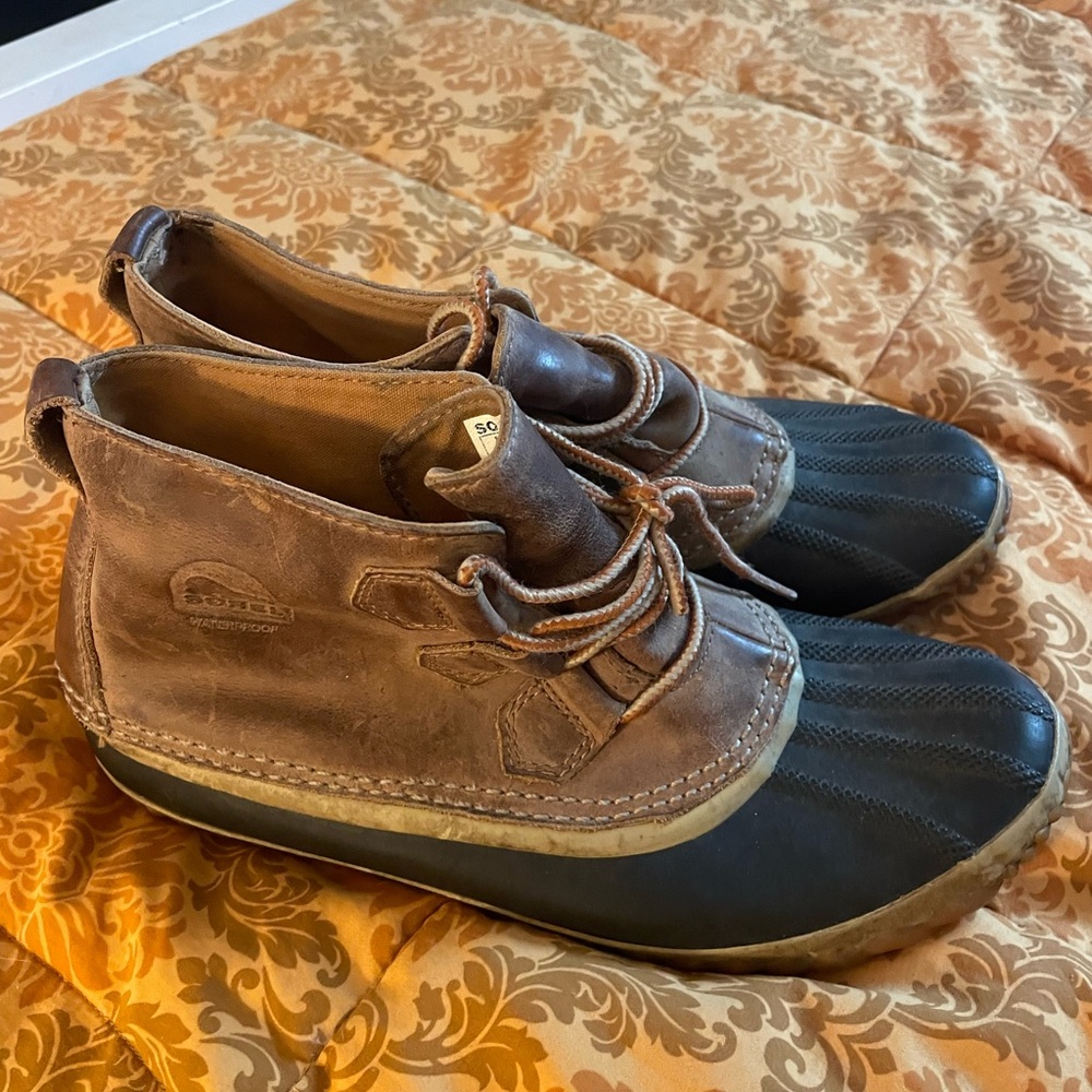 SOREL Waterproof Leather Boots sz 9